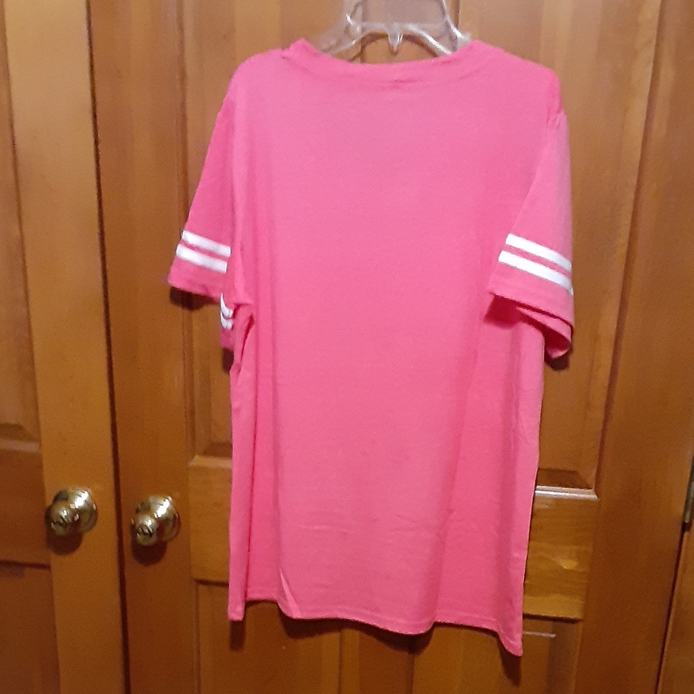 Merica V-Neck Football-Style Graphic T-Shirt - Picture 2 of 2